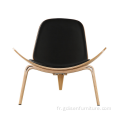 Chaise de salon Nordic Ins Creative Minimalist Walnut